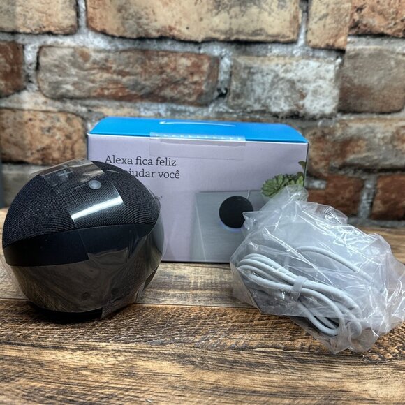 Echo Dot Alexa Model B7W64E 4th Gen W/ Box & Charger - Picture 1 of 2
